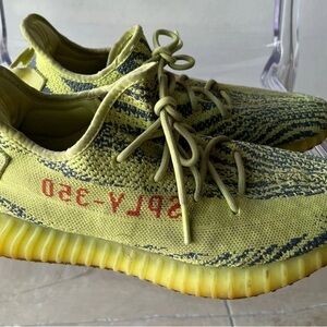 adidas Yeezy Boost 350 V2 Yellow and Gray Athletic Shoes